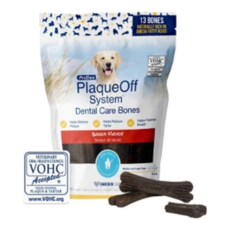 ProDen PlaqueOff Dental Care Bones - Bacon 17oz