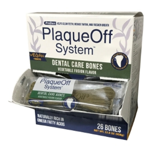 PlaqueOff Dental Care Bones- Vegetable Fusion 1 count, 1.3 oz