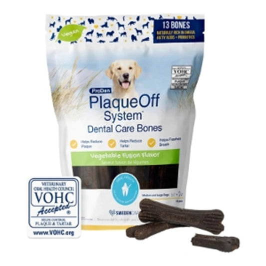 ProDen PlaqueOff Dental Care Bones - Vegtable Fusion 17oz