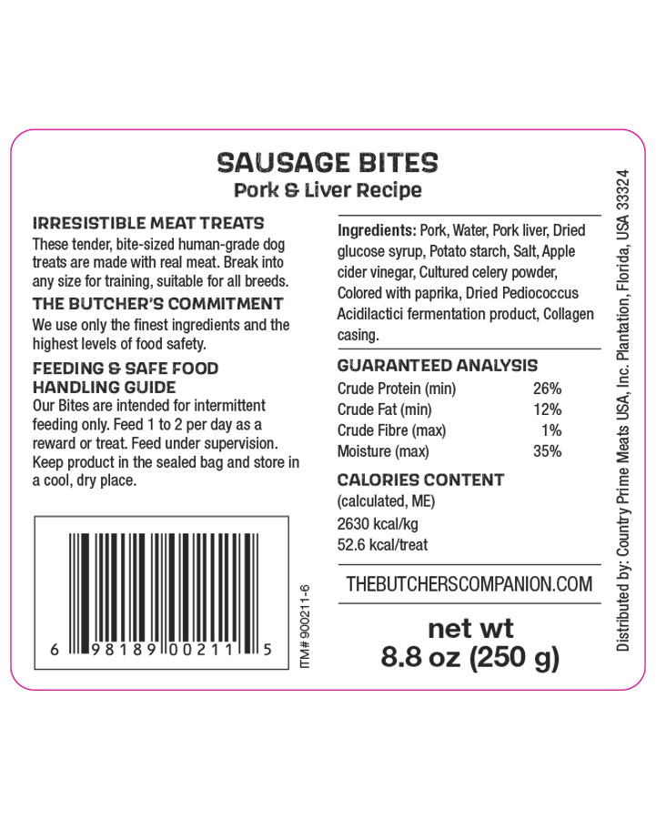 The Butchers Companion Sausage Sticks Pork & Liver Recipe, 5.29 oz.