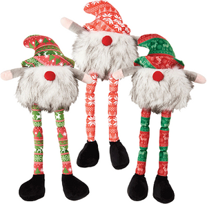 Spot Holiday Gnomes Long Leg Dog Toy 21" Assorted