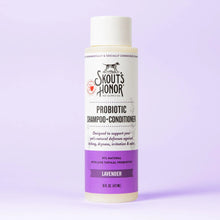 Load image into Gallery viewer, Skout&#39;s Honor Probiotic Shampoo + Conditioner Lavender for Dogs &amp; Cats
