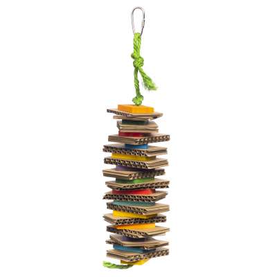 Prevue Playfuls Shredding Stack Bird Toy