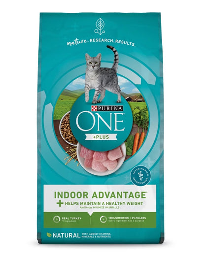 Purina ONE +Plus Indoor Advantage Natural Dry Cat Food 3.5 LB