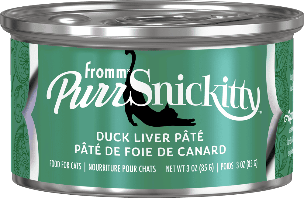 Fromm Purrsnickitty Duck Liver Pate Canned Cat Food, 3 oz