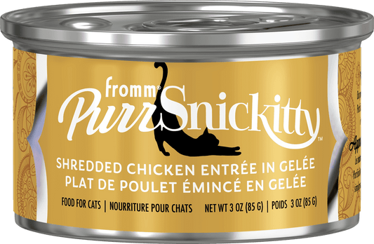 Fromm Purrsnickitty Shredded Chicken Entree Canned Cat Food, 3 oz