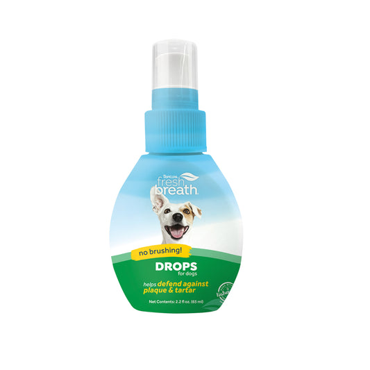 Tropiclean Fresh Breath Drops 2.2 oz