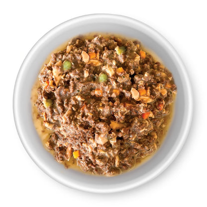 Rawz Stew Beef, Salmon & Goat's Milk Canned Dog Food 10oz.