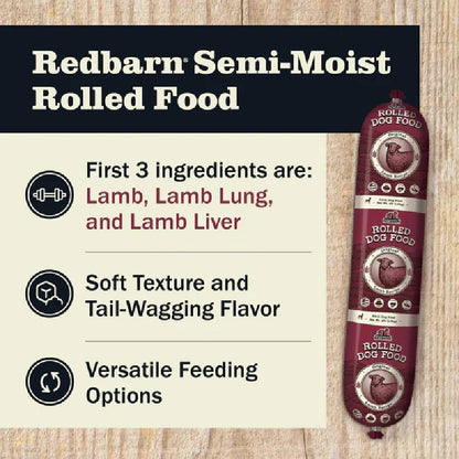 Redbarn Lamb Recipe Rolled Dog Food, 4 lb.