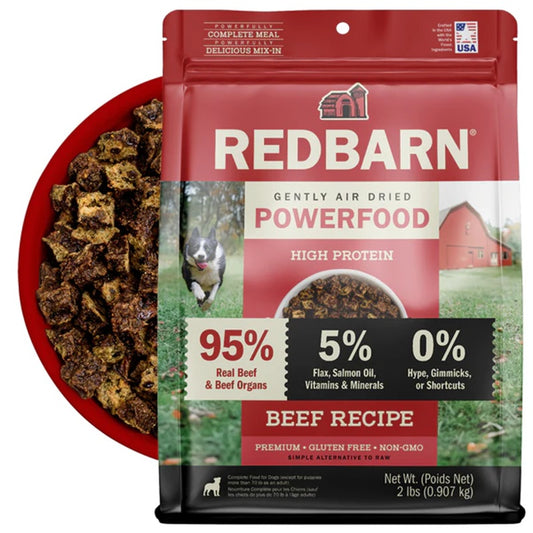 Redbarn Air Dried Powerfood High Protein Beef Recipe Dog Food