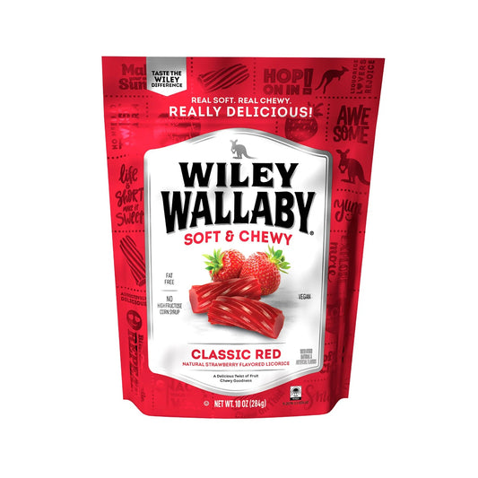 Wiley Wallaby Classic Red Licorice 10 oz