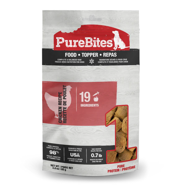 PureBites Chicken Freeze-Dried Dog Food