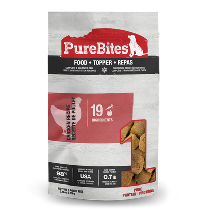 PureBites Chicken Freeze-Dried Dog Food