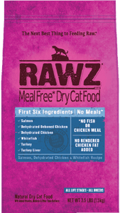 Rawz Salmon, Dehydrated Chicken & Whitefish Cat Food