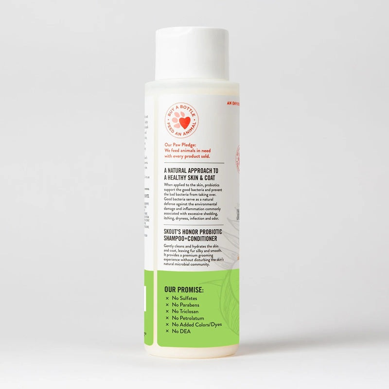 Skout's Honor Sunkissed Coconut Probiotic Shampoo + Conditioner 16 oz.