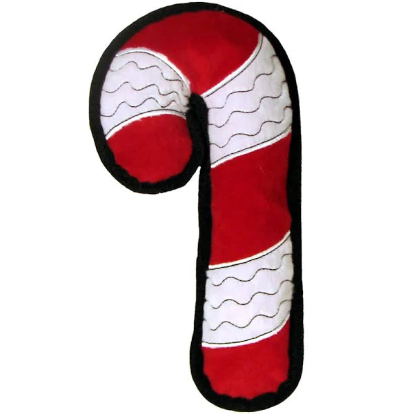 Outward Hound TuffOnes Candy Cane Dog Toy, 10"