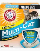 Arm & Hammer Unscented Multi-Cat Clumping Litter
