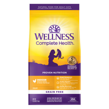 Wellness Complete Health Grain-Free Deboned Chicken & Chicken Meal Dry Cat Food