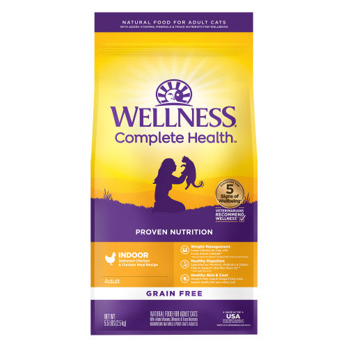 Wellness Complete Health Grain-Free Deboned Chicken & Chicken Meal Dry Cat Food
