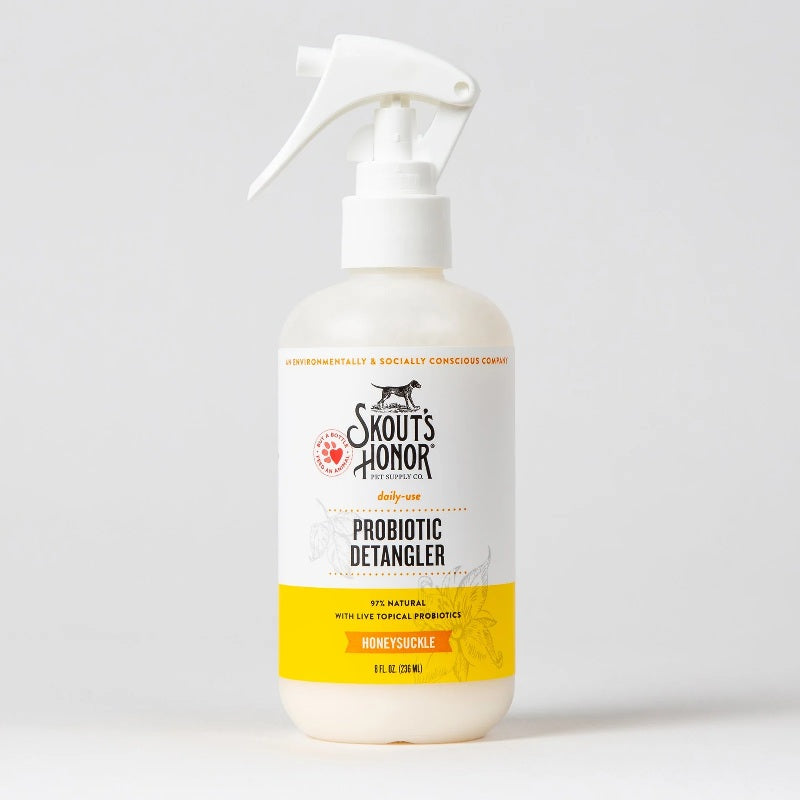 Skout's Honor Probiotic Detangler Honeysuckle for Dogs 8 oz