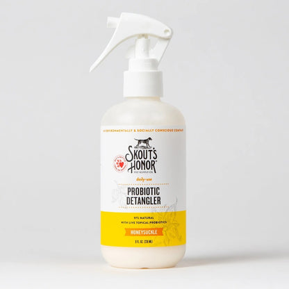 Skout's Honor Probiotic Detangler Honeysuckle for Dogs 8 oz