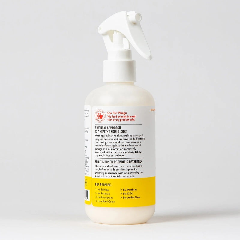 Skout's Honor Probiotic Detangler Honeysuckle for Dogs 8 oz