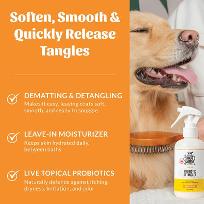 Skout's Honor Probiotic Detangler Honeysuckle for Dogs 8 oz