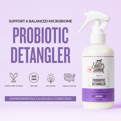 Skout's Honor Probiotic Detangler Lavender for Dogs 8 oz