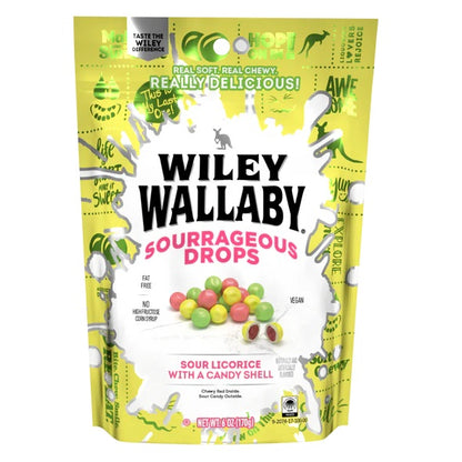 Wiley Wallaby Sourrageous Drops 6 oz