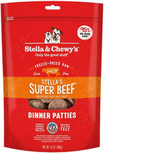 Load image into Gallery viewer, Stella &amp; Chewy&#39;s Super Beef Freeze-Dried Raw Patties
