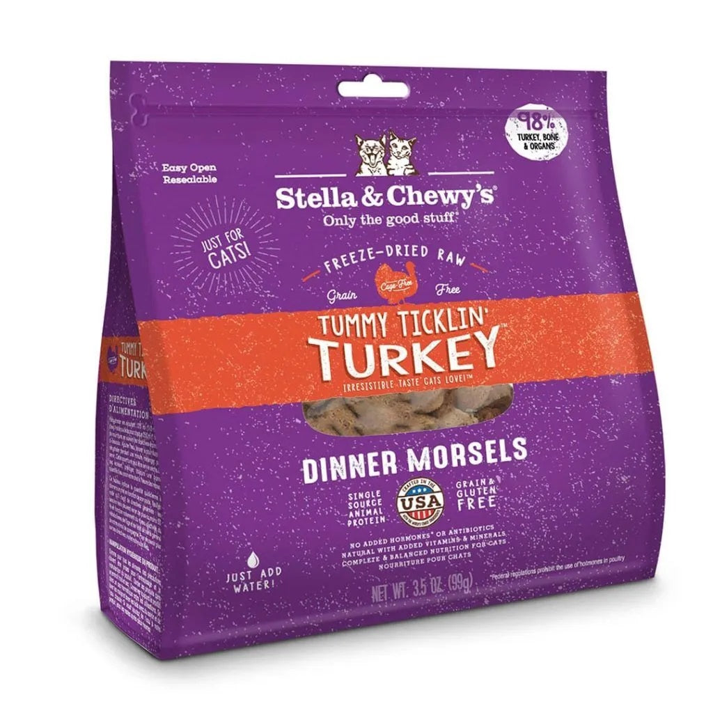 Stella & Chewy's Tummy Ticklin' Turkey Freeze-Dried Raw Dinner Morsels