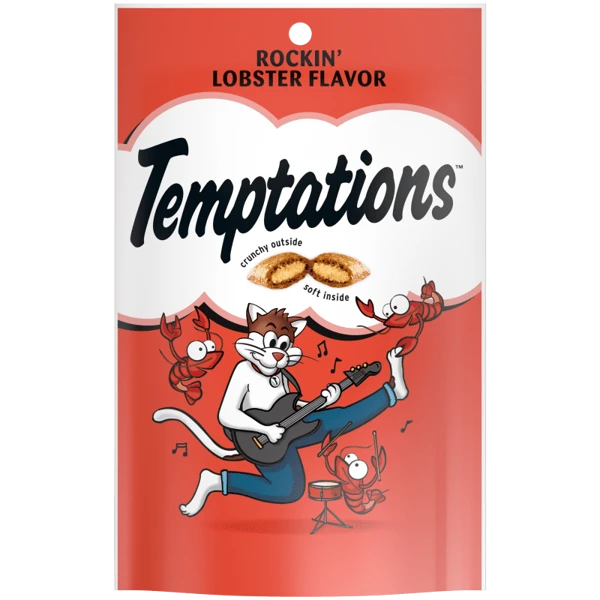 Temptations Rockin' Lobster Flavor Cat Treats