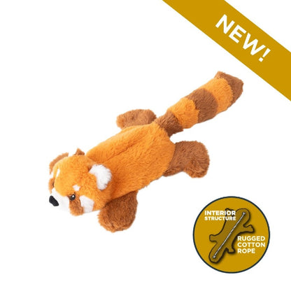 Tall Tails Stuffless Red Panda Squeaker Dog Toy