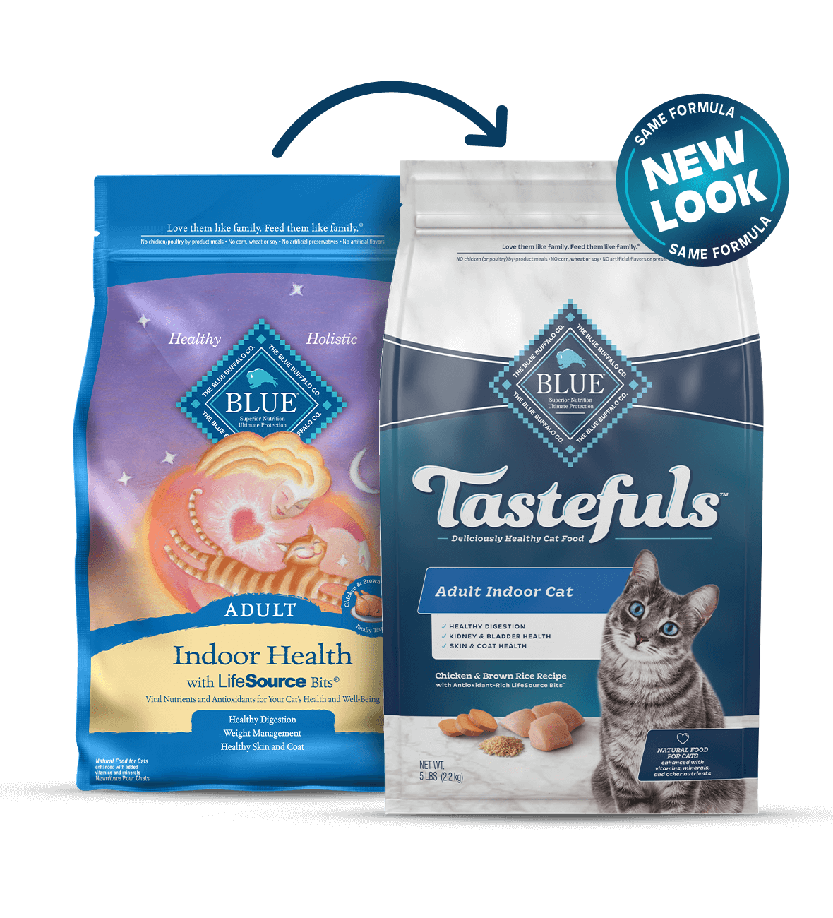 Blue Buffalo Tastefuls Chicken & Brown Rice Adult Indoor Cat Food