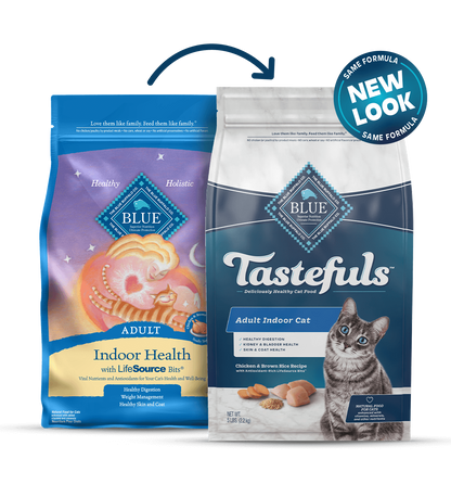 Blue Buffalo Tastefuls Chicken & Brown Rice Adult Indoor Cat Food