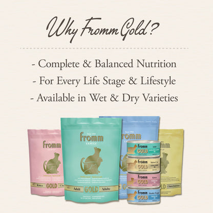 Fromm Adult Gold Chicken, Duck, & Salmon Pate Canned Cat Food