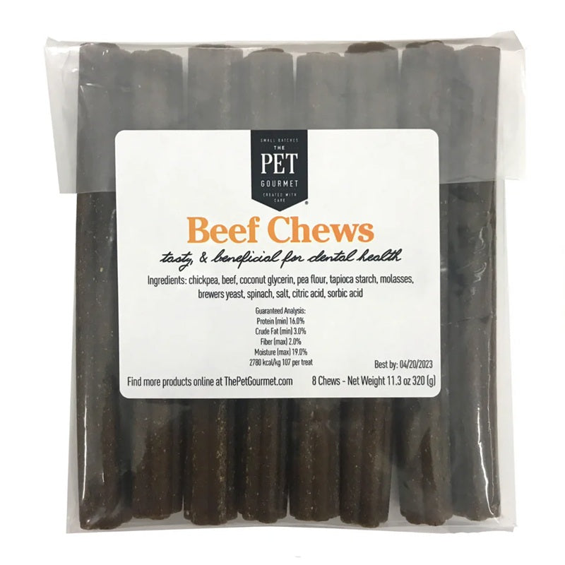 The Pet Gourmet Beef Chews Dog Treats, 8 Pack