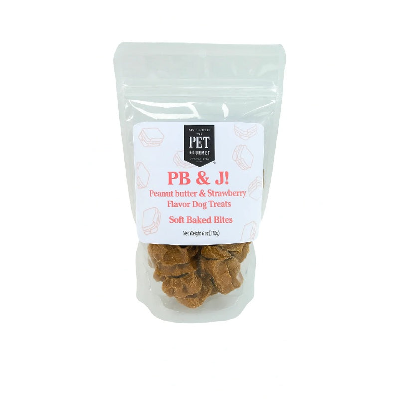 The Pet Gourmet PB & J Soft Baked Dog Treats, 6 oz