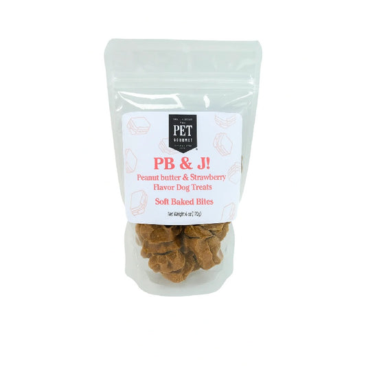 The Pet Gourmet PB & J Soft Baked Dog Treats, 6 oz