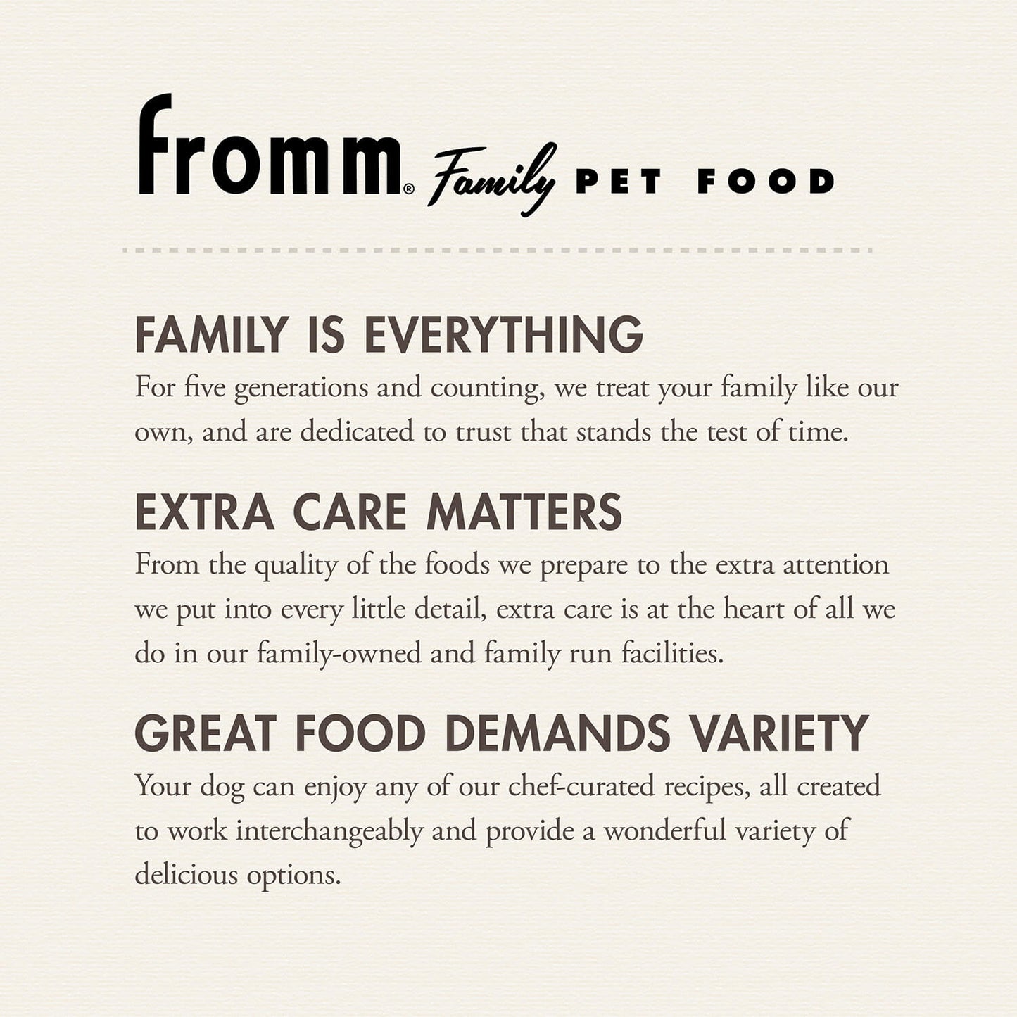 Fromm Pork & Applesauce Dog Food