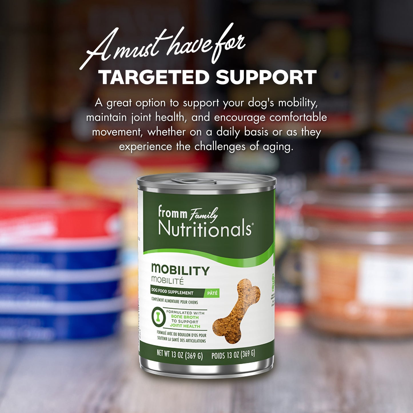 Fromm Nutritionals Mobility Supplement Pâté Canned Dog Food