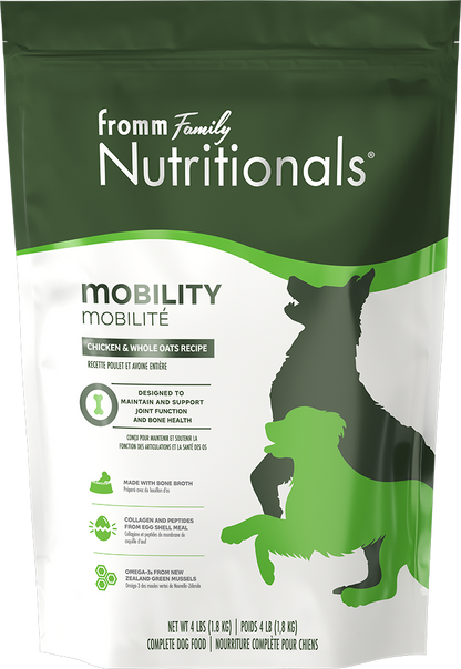 Fromm Nutritional's Mobility Chicken & Whole Oats Recipe Dog Food