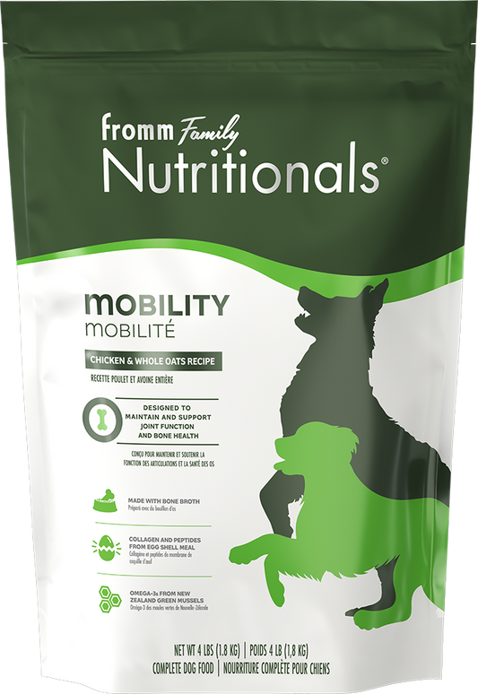 Fromm Nutritional's Mobility Chicken & Whole Oats Recipe Dog Food