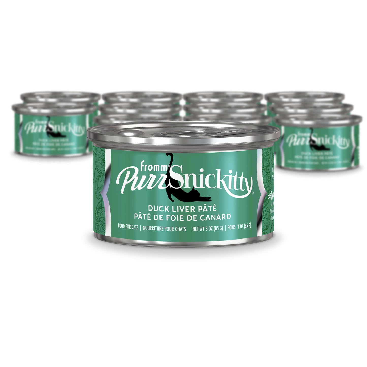 Fromm Purrsnickitty Duck Liver Pate Canned Cat Food, 3 oz