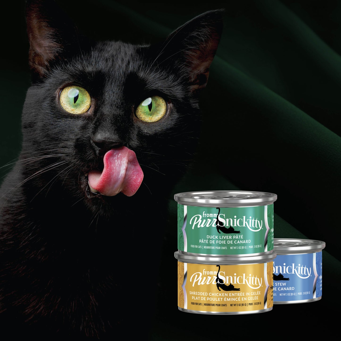 Fromm Purrsnickitty Duck Liver Pate Canned Cat Food, 3 oz