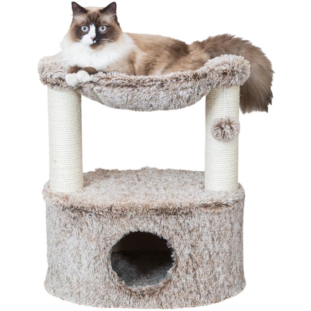 Trixie Gerado Cat Tree with Hammock, Brown