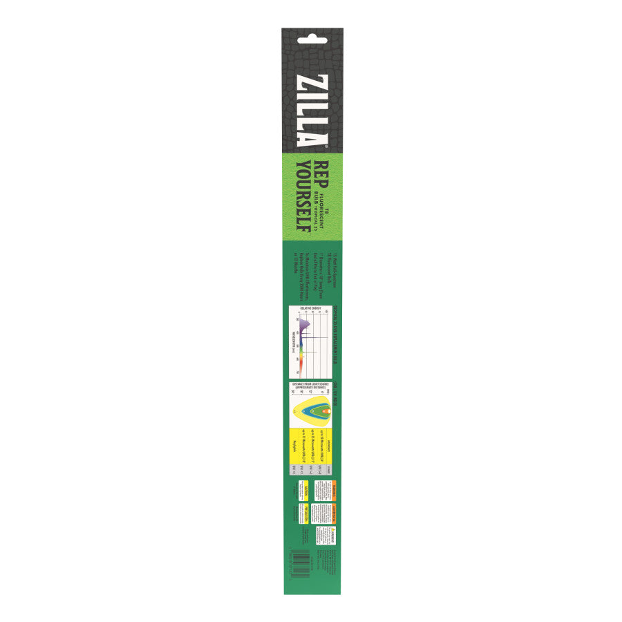 Zilla Tropical 25 UVB Fluorescent T8 Bulb, 15 Watts