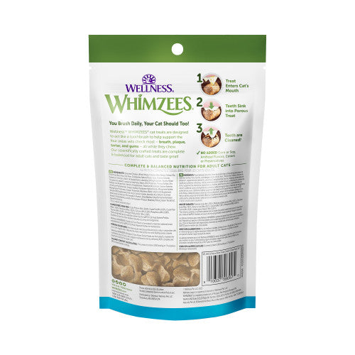 Whimzees Wellness Natural Dental Cat Treats Chicken & Tuna Flavor, 2 oz.