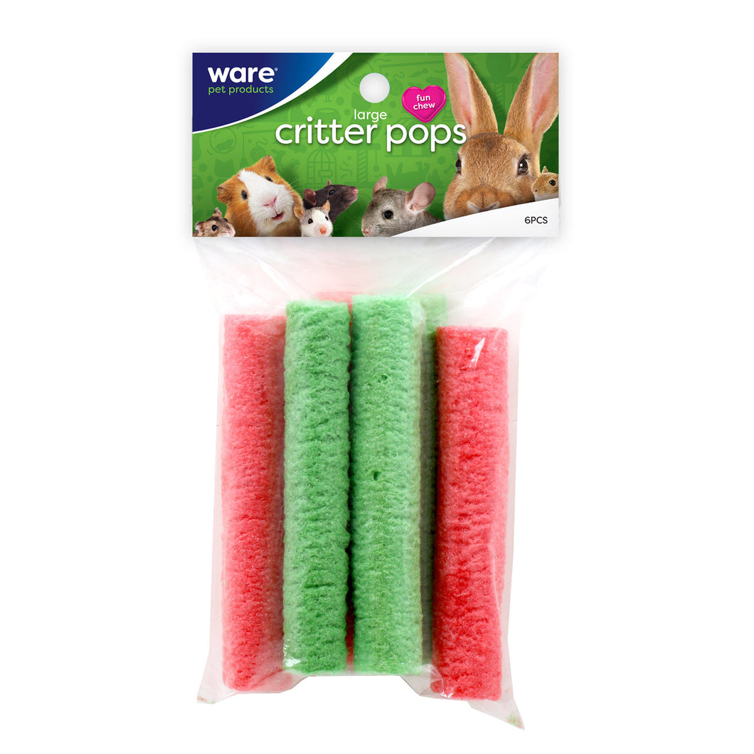 Ware Critter Pops Small Animal Chew Treats, Large