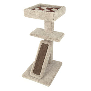 Ware Scratch-N-Nest Cat Tower with Bed